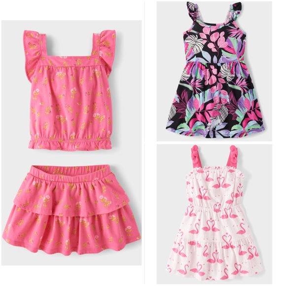 The Children's Place Other - Three Brand New Toddler Girl Outfits, 2 Sundresses, 1 2-Piece Set Size 3T, NWT